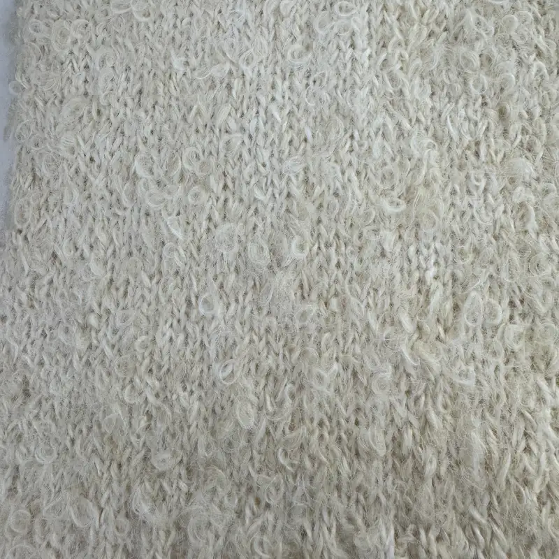 China Yarn for Ladies Vest (Sweater),Men’s Vest (Sweater),Open Cardigan (Sweater),Full-Zipper Cardigan (Sweater),Crew Neck Pullover (Sweater),Crop Top Pullover (Sweater) Boucle Yarn Fancy Yarn Recycled Polyester RWS Wool colorful color buy from China wholesaler bulk order at wholesale price free worldwide shipping Alibaba