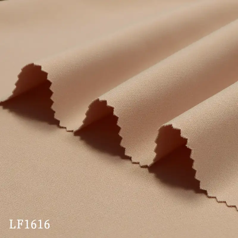 China Fabric for Pants,Jackets,Trench Coat Twill Synthetic Woven Fabric Polyester Light Khak color buy from China wholesaler bulk order at wholesale price free worldwide shipping Alibaba