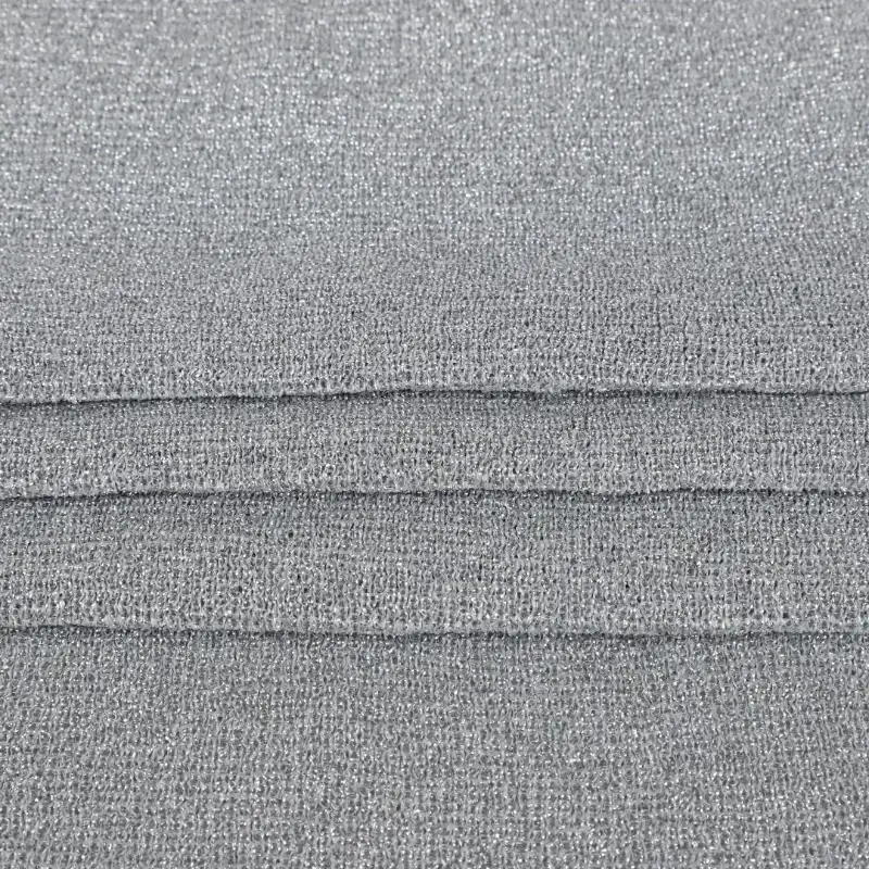 China Yarn for Ladies Vest (Sweater),Men’s Vest (Sweater),Open Cardigan (Sweater),Crop Top Pullover (Sweater),Roll Neck Jumper (Sweater) Lurex Lurex Polyester Lurex Grey color buy from China wholesaler bulk order at wholesale price free worldwide shipping Alibaba