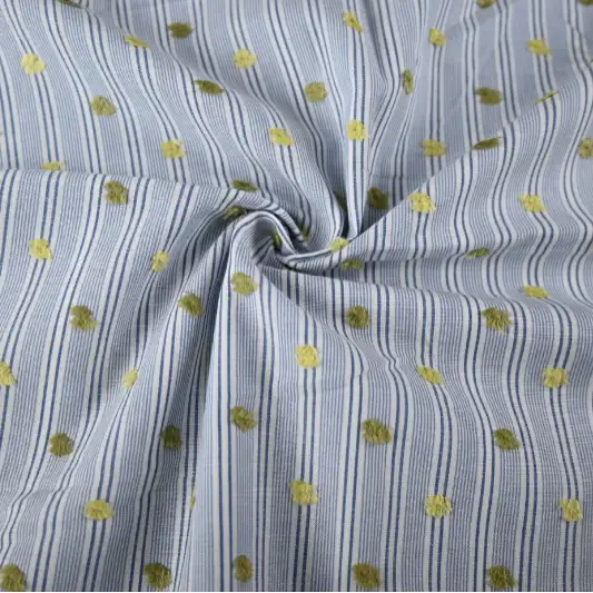 India Fabric for Shirt Cotton Plain Natural Woven Fabric COTTON BLUE color buy from India wholesaler bulk order at wholesale price free worldwide shipping Alibaba