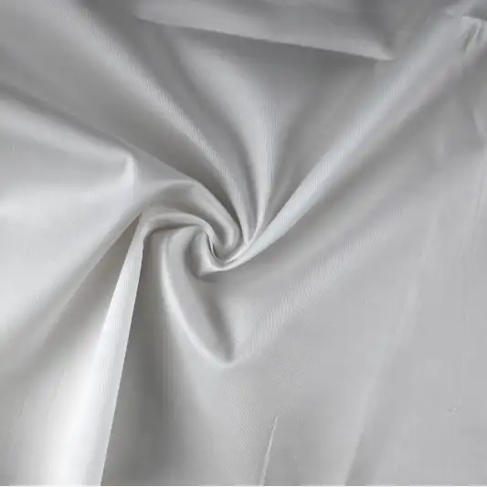 India Fabric for Shirt Cotton Plain Natural Woven Fabric COTTON SPANDEX WHITE color buy from India wholesaler bulk order at wholesale price free worldwide shipping Alibaba