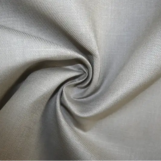 India Fabric for Shirt Cotton Plain Natural Woven Fabric COTTON DK BEIGE color buy from India wholesaler bulk order at wholesale price free worldwide shipping Alibaba
