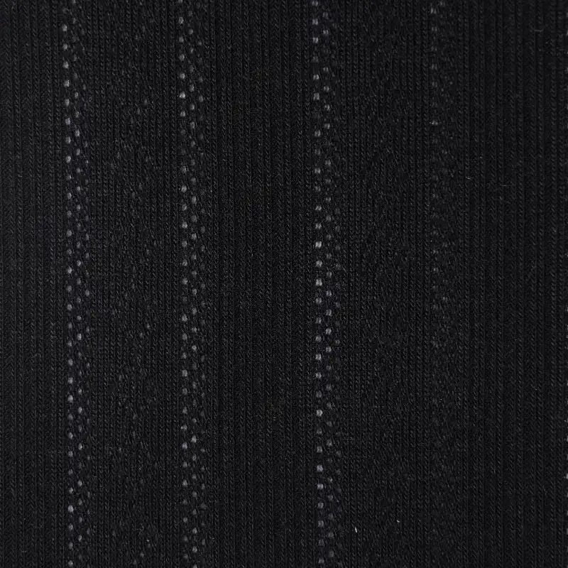 China Fabric for Open-Front Coat Hacci Knit Fabric Polyester white&black color buy from China wholesaler bulk order at wholesale price free worldwide shipping Alibaba