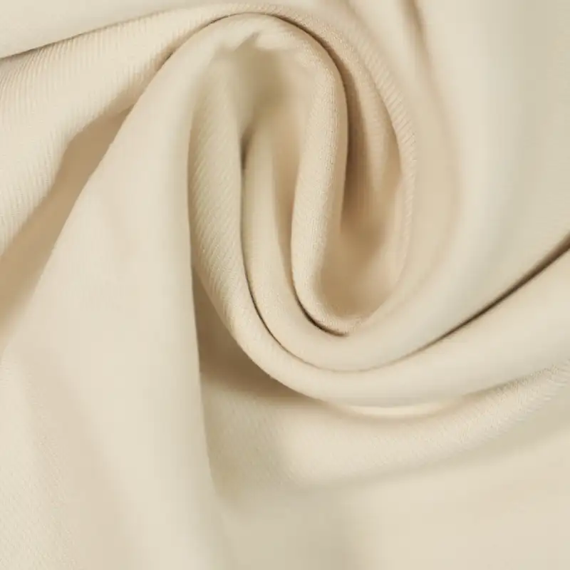 China Fabric for Skirt,Cropped V-Neck Shirt,Backless Beach Dress Twill Woven Blended Fabric Tencel Cotton rice color buy from China wholesaler bulk order at wholesale price free worldwide shipping Alibaba