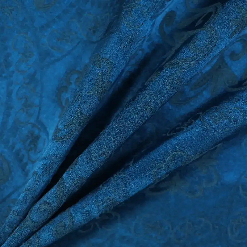 China Fabric for Shirt,Womens Asymmetrical Ruffled Skirt,Womens Belted Balloon Skirt Jacquard Woven Blended Fabric Rayon Modal Wool navy color buy from China wholesaler bulk order at wholesale price free worldwide shipping Alibaba