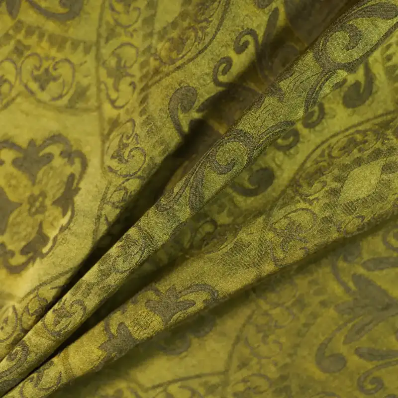 China Fabric for Shirt,Skirt Cotton/Rayon Jacquard Woven Blended Fabric Rayon Modal Wool green color buy from China wholesaler bulk order at wholesale price free worldwide shipping Alibaba