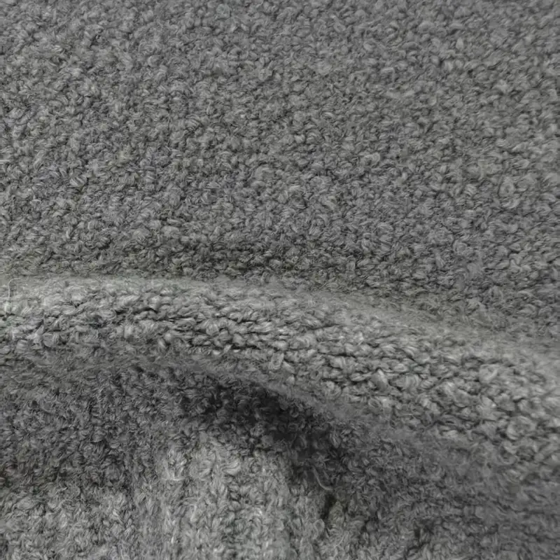 China Yarn for Full-Zipper Cardigan (Sweater),Half-Zipper Cardigan (Sweater),Shirt Half Sleeve Button (Sweater),Shirt Half Sleeve Zipper (Sweater) Boucle Yarn Fancy Yarn Cotton Polyester Spandex Gray color buy from China wholesaler bulk order at wholesale price free worldwide shipping Alibaba