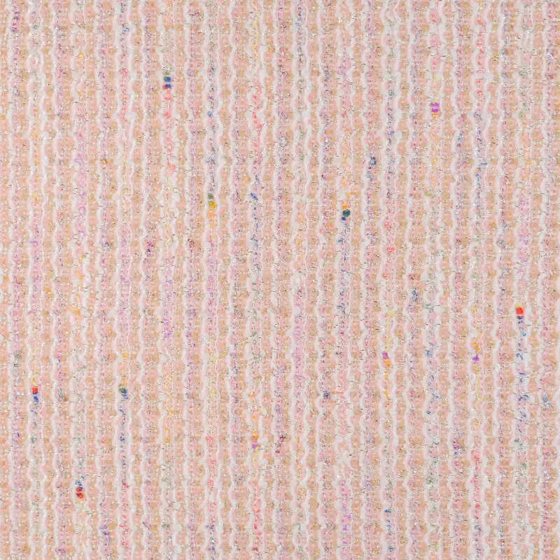 China Fabric for Shirt,Jackets,Crop Top,Skirt,Shorts Jacquard Knit Fabric Polyester Elastane Lurex beige color buy from China wholesaler bulk order at wholesale price free worldwide shipping Alibaba