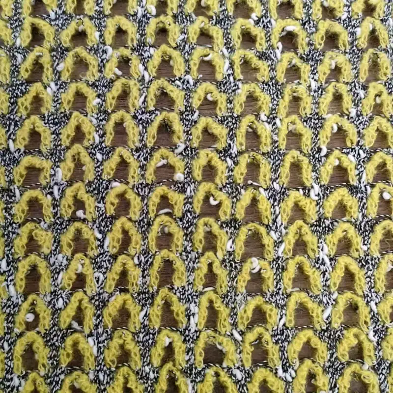 China Yarn for Open Cardigan (Sweater),Roll Neck Jumper (Sweater),Single Button Cardigan (Sweater Knot Yarn Fancy Yarn Polyester Black and White color buy from China wholesaler bulk order at wholesale price free worldwide shipping Alibaba