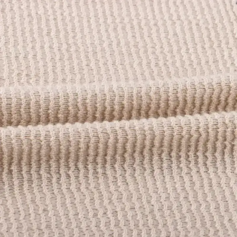 China Fabric for Jackets,Blazer Weft Jacquard Knit Fabric Polyester Elastane off-white color buy from China wholesaler bulk order at wholesale price free worldwide shipping Alibaba