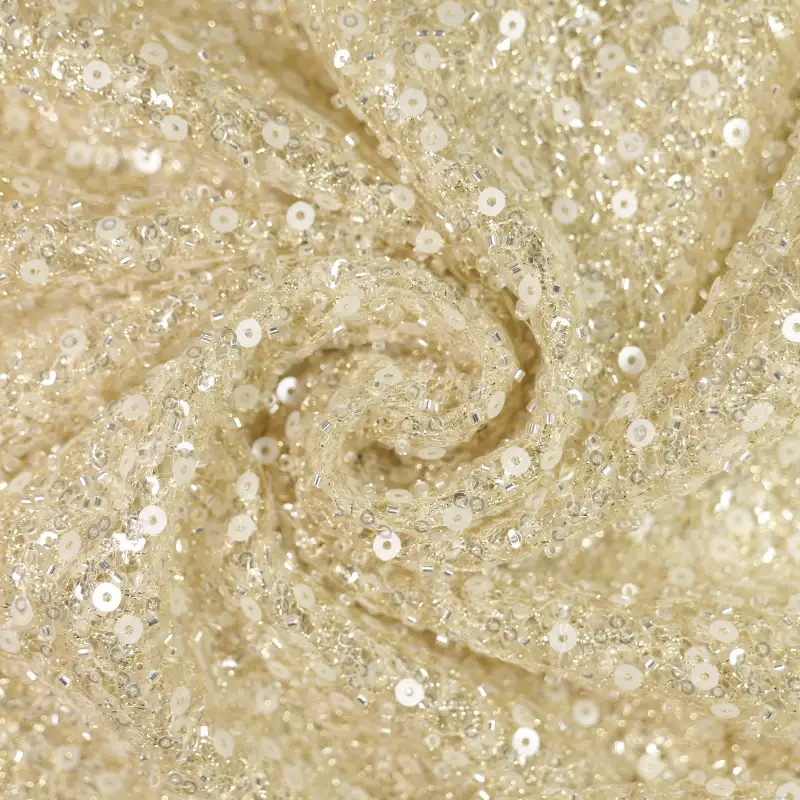 China Fabric for Skirt,Over Shirt Chanel-Style Fabric Woolen Polyester Silver color buy from China wholesaler bulk order at wholesale price free worldwide shipping Alibaba