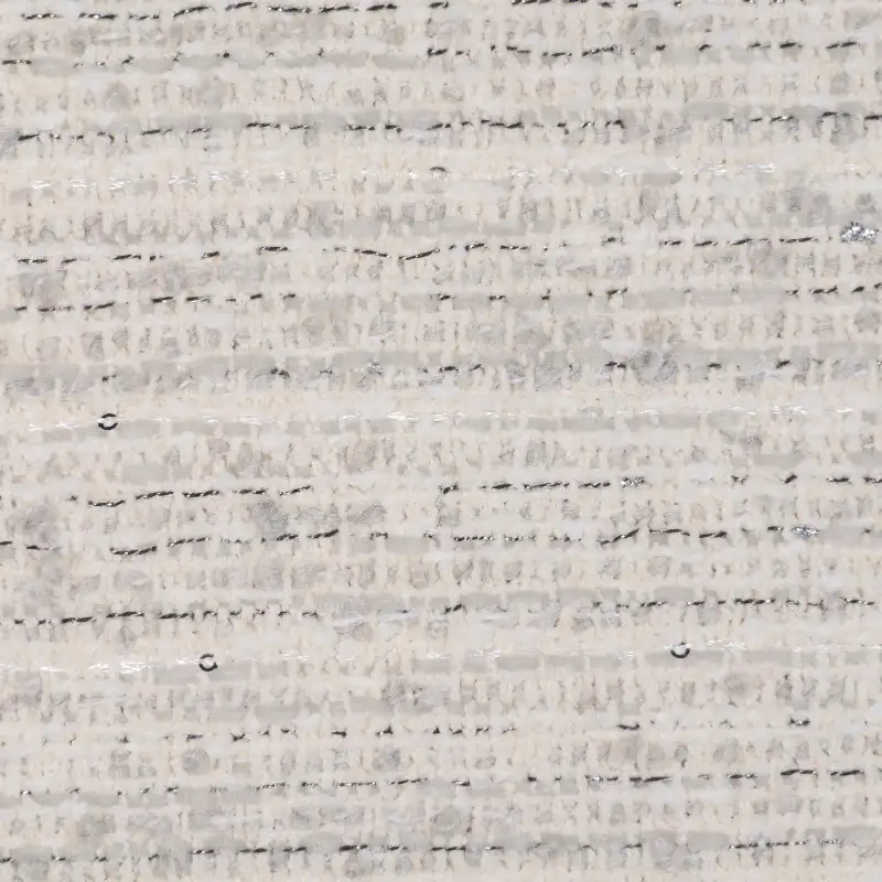 China Fabric for Jackets,Skirt Chanel-Style Fabric Woolen Polyester grey color buy from China wholesaler bulk order at wholesale price free worldwide shipping Alibaba