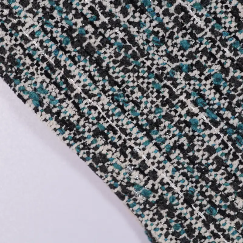 China Fabric for Skirt,Trench Coat Chanel-Style Fabric Woolen Polyester black color buy from China wholesaler bulk order at wholesale price free worldwide shipping Alibaba