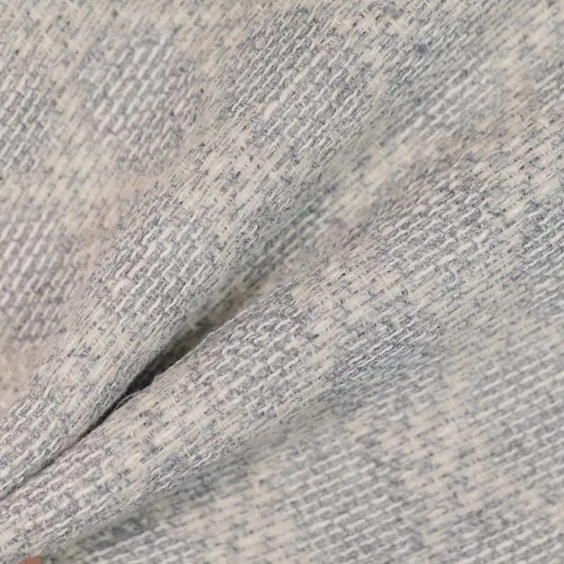 China Fabric for Jackets,Skirt Chanel-Style Fabric Woolen Polyester Linen grey color buy from China wholesaler bulk order at wholesale price free worldwide shipping Alibaba