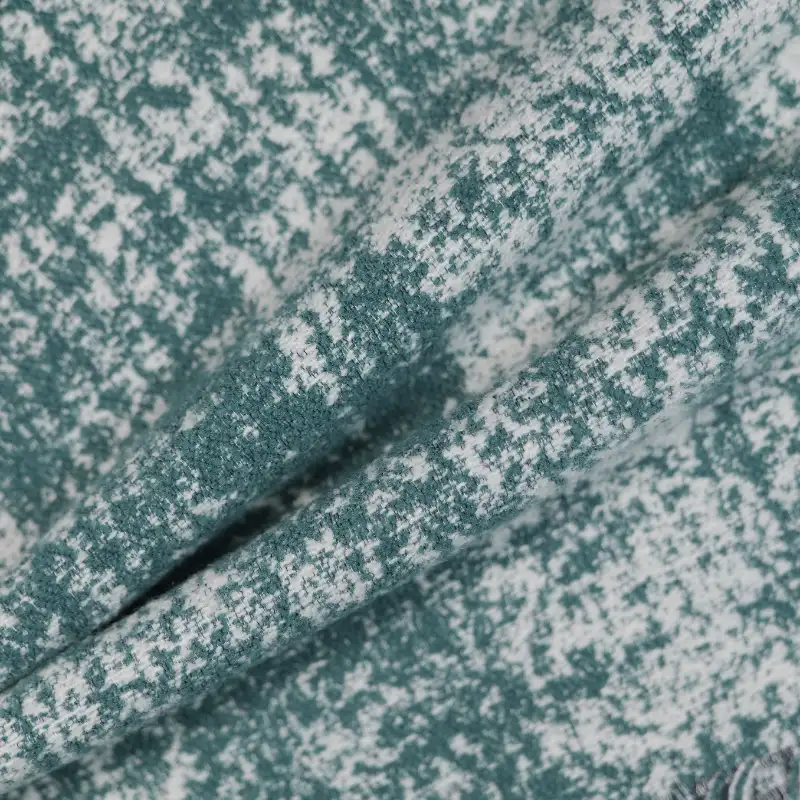 China Fabric for Skirt,Overcoat Chanel-Style Fabric Woolen Polyester green color buy from China wholesaler bulk order at wholesale price free worldwide shipping Alibaba