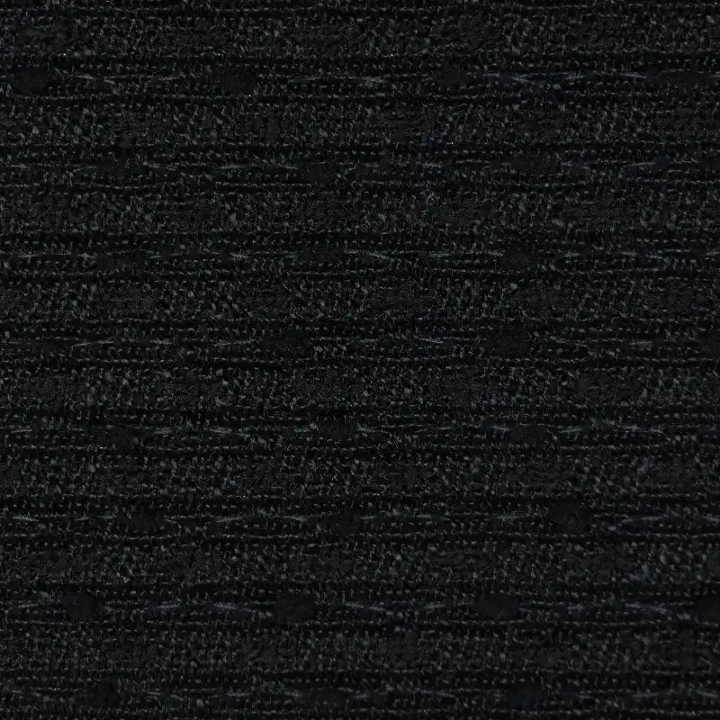 China Fabric for Skirt,Overcoat Chanel-Style Fabric Woolen Polyester Acrylic Wool Nylon black color buy from China wholesaler bulk order at wholesale price free worldwide shipping Alibaba