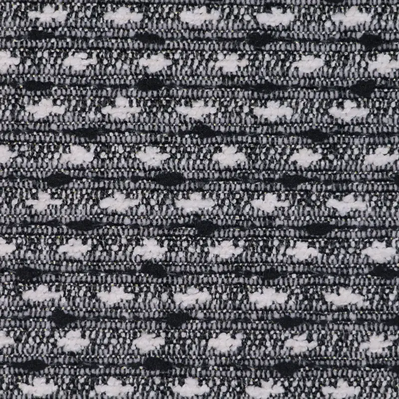 China Fabric for Skirt,Trench Coat Chanel-Style Fabric Woolen Polyester Acrylic Wool Nylon black color buy from China wholesaler bulk order at wholesale price free worldwide shipping Alibaba