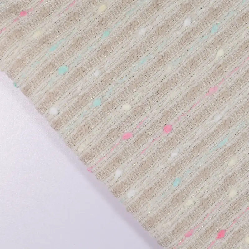 China Fabric for Skirt Chanel-Style Fabric Woolen Polyester Acrylic Wool Nylon colorful color buy from China wholesaler bulk order at wholesale price free worldwide shipping Alibaba