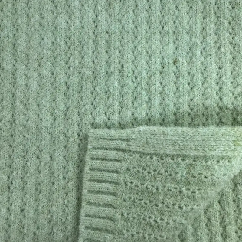 China Yarn for Ladies Vest (Sweater),Men’s Vest (Sweater),Open Cardigan (Sweater),Half-Zipper Cardigan (Sweater),Round Neck Pullover (Sweater),Crew Neck Pullover (Sweater),Crop Top Pullover (Sweater) Mossy Yarn Fancy Yarn Polyester Acrylic Wool Spandex Green color buy from China wholesaler bulk order at wholesale price free worldwide shipping Alibaba