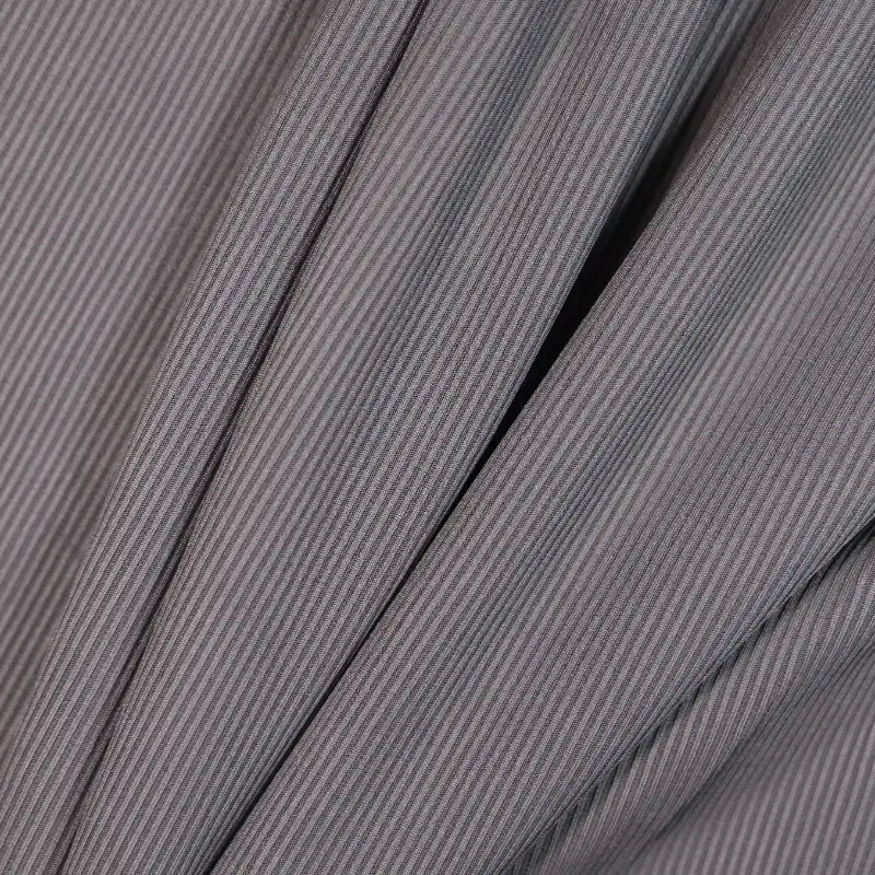 China Fabric for Slim Fit Straight Casual Trousers,Ruffle Shirt Dress,Sleeveless Puffy Mini Dress Ponte Roma Knit Fabric Polyester Spandex grey color buy from China wholesaler bulk order at wholesale price free worldwide shipping Alibaba