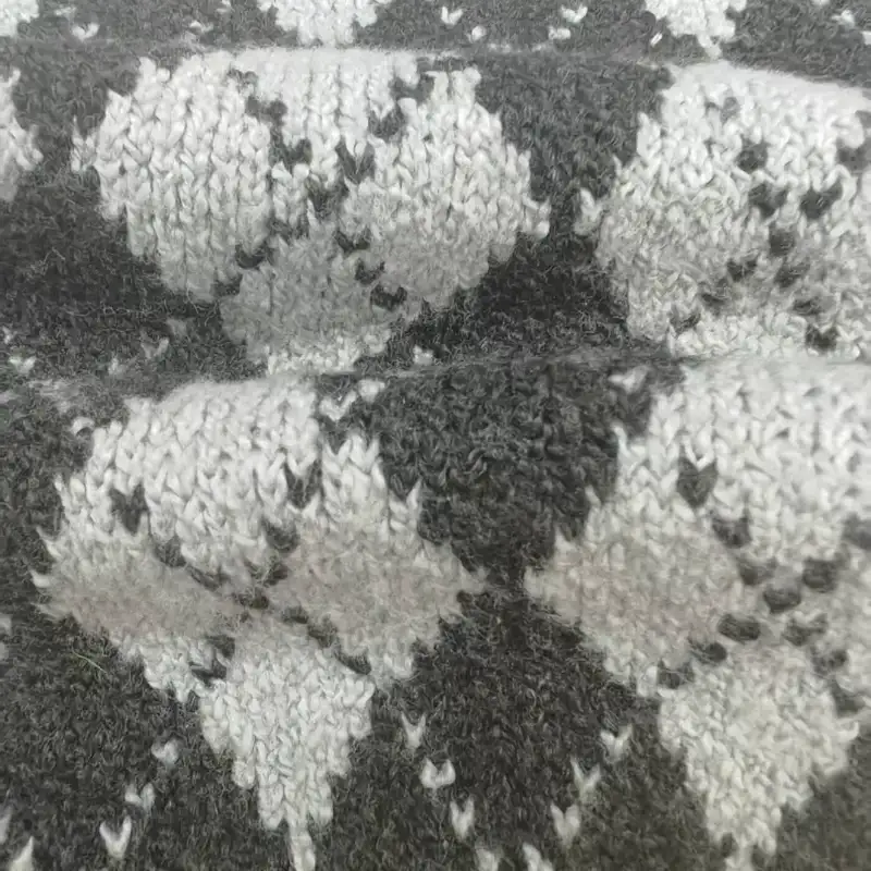 China Yarn for Open Cardigan (Sweater),Half-Zipper Cardigan (Sweater),Round Neck Pullover (Sweater),Crop Top Pullover (Sweater) Mossy Yarn Fancy Yarn BCI Cotton Recycled Polyester Spandex Black and gray color buy from China wholesaler bulk order at wholesale price free worldwide shipping Alibaba