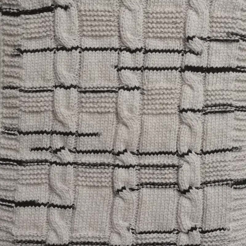 China Yarn for Open Cardigan (Sweater),Full-Zipper Cardigan (Sweater),Knitted Jacket (Sweater),Round Neck Pullover (Sweater) Tubular Tape Yarn Fancy Yarn Cotton Polyester White+Black color buy from China wholesaler bulk order at wholesale price free worldwide shipping Alibaba