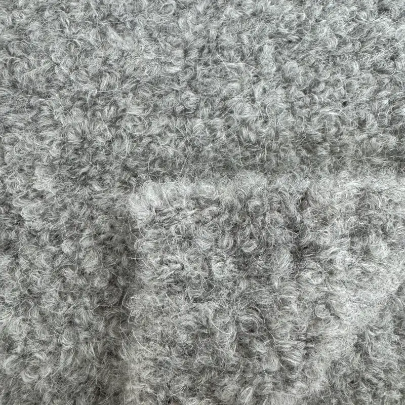 China Yarn for Ladies Vest (Sweater),Men’s Vest (Sweater),Open Cardigan (Sweater),Full-Zipper Cardigan (Sweater),Round Neck Pullover (Sweater),Crew Neck Pullover (Sweater),Crop Top Pullover (Sweater) Boucle Yarn Fancy Yarn Alpaca Acrylic Wool Nylon Spandex Gray color buy from China wholesaler bulk order at wholesale price free worldwide shipping Alibaba