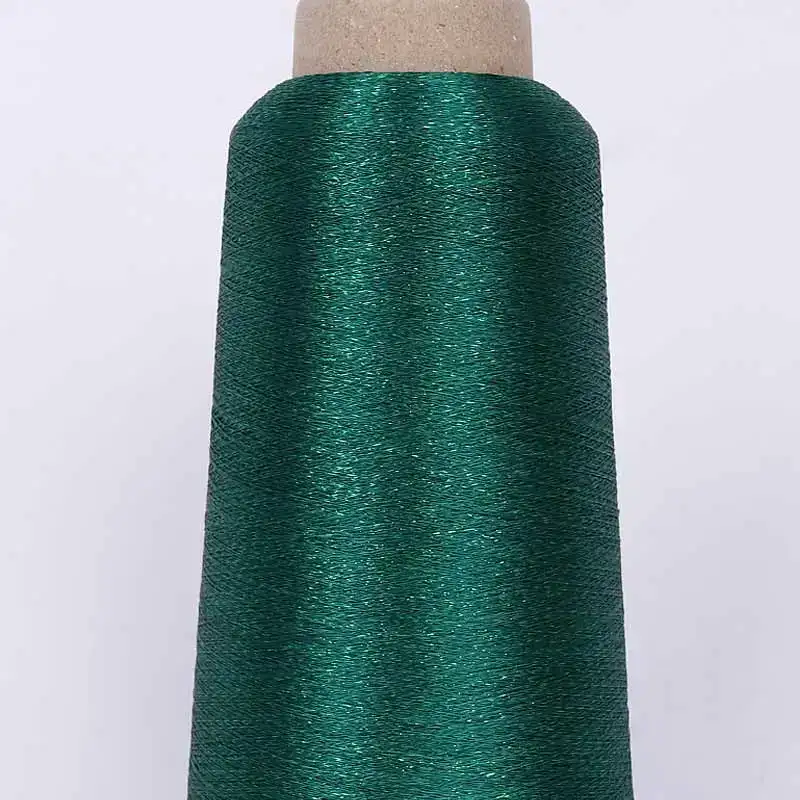 China Yarn for Ladies Vest (Sweater),Open Cardigan (Sweater),Knitted Jacket (Sweater),T-shirt (Sweater),Dresses (Cardigan Open) (Sweater) Rayon Filament Filament Bright Viscose Lurex green color buy from China wholesaler bulk order at wholesale price free worldwide shipping Alibaba