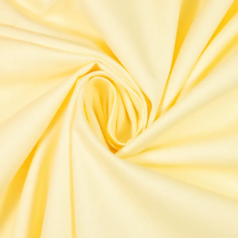 China Fabric for Skirt,Cropped V-Neck Shirt,V-Neck Short Sleeve Shirt V Cotton Plain Natural Woven Fabric Cotton yellow color buy from China wholesaler bulk order at wholesale price free worldwide shipping Alibaba