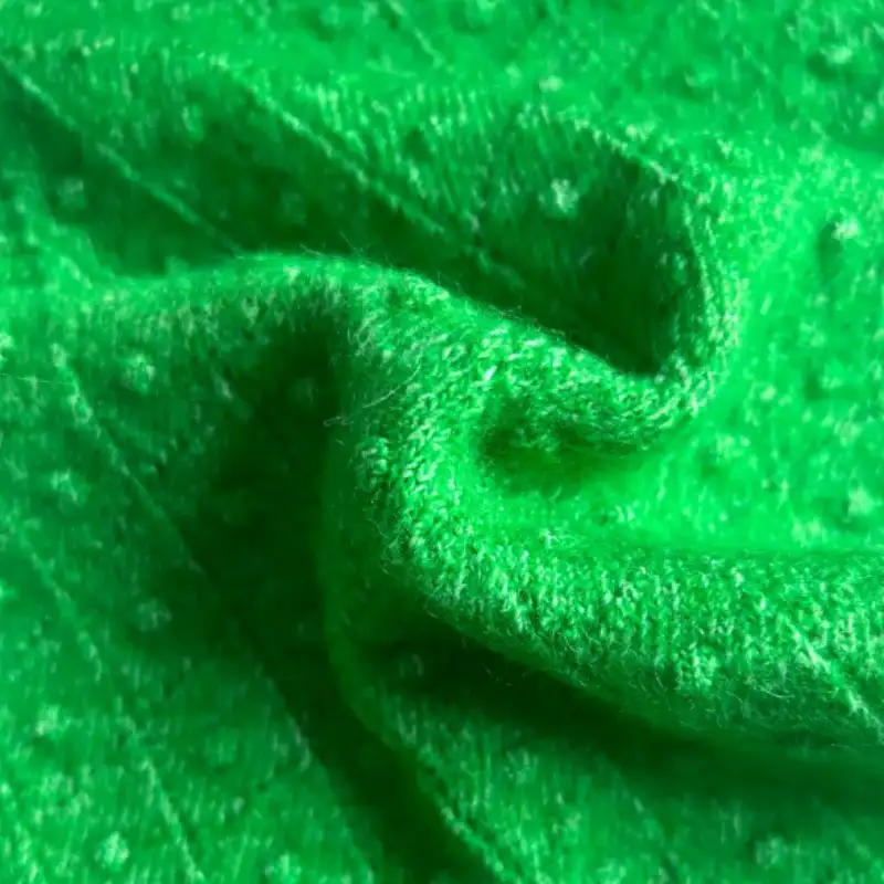 China Yarn for Ladies Vest (Sweater),Men’s Vest (Sweater),Open Cardigan (Sweater),Shirt Long Sleeve Zipper (Sweater),Shirt Half Sleeve Zipper (Sweater),Round Neck Pullover (Sweater) Mossy Yarn Fancy Yarn Polyester Merino Wool Alpaca Spandex 绿色 color buy from China wholesaler bulk order at wholesale price free worldwide shipping Alibaba