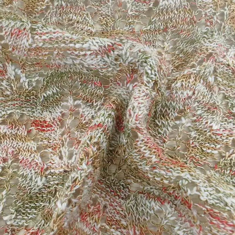 China Yarn for Ladies Vest (Sweater),Crew Neck Pullover (Sweater),Crop Top Pullover (Sweater),T-shirt (Sweater),Polo T-shirt (Sweater),Dresses (Pullover) (Sweater) Lurex Lurex Viscose Nylon Green color buy from China wholesaler bulk order at wholesale price free worldwide shipping Alibaba