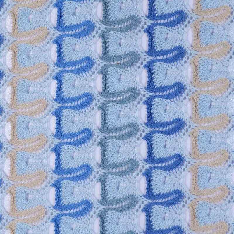 China Fabric for Tank Top,Blouse,Ladies Vest  Lace Knit Fabric Polyester Elastane black/white color buy from China wholesaler bulk order at wholesale price free worldwide shipping Alibaba