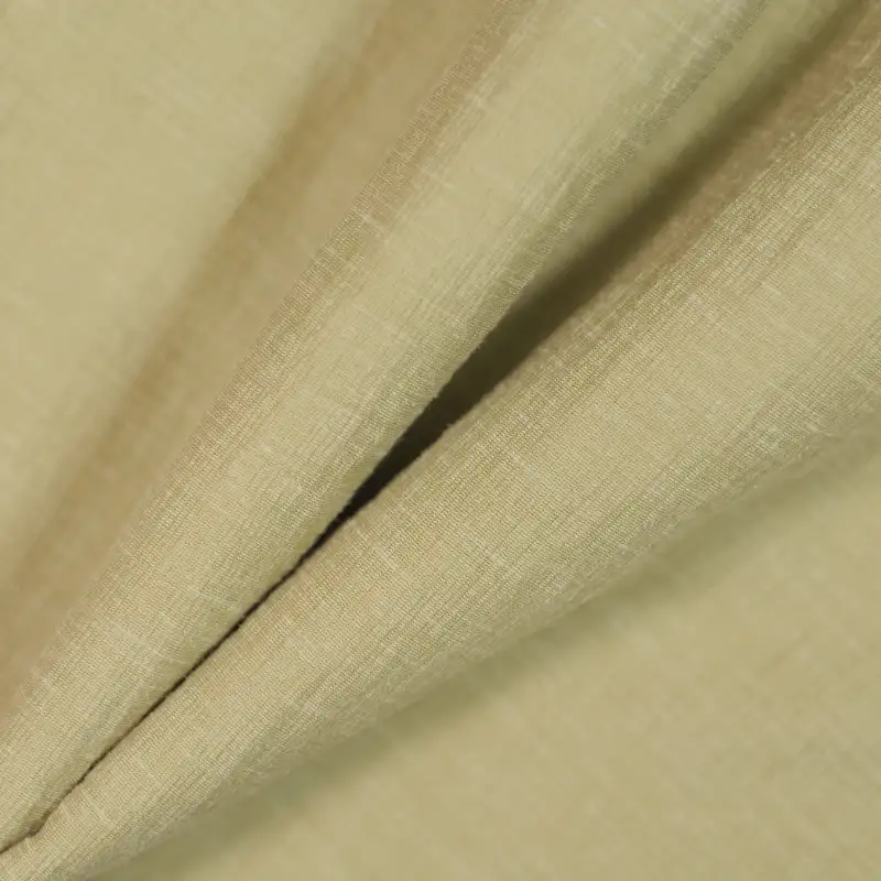 China Fabric for Shirt,Skirt,Puff Sleeve Ruched Dress Nylon/Cotton Plain Woven Blended Fabric Tencel Polyamide Cotton green color buy from China wholesaler bulk order at wholesale price free worldwide shipping Alibaba