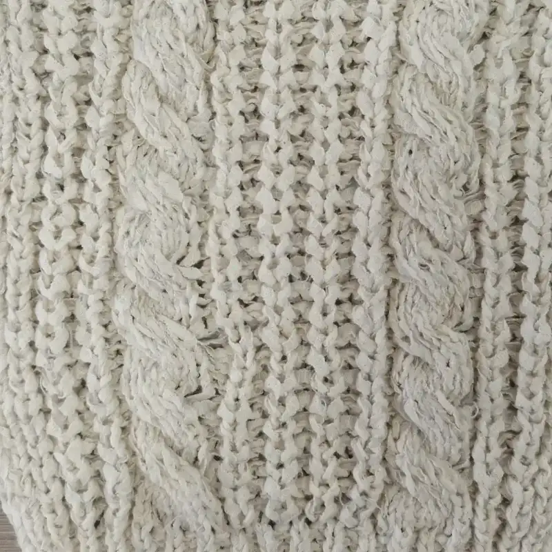 China Yarn for Open Cardigan (Sweater) Flat Tape Yarn Fancy Yarn Cotton Polyester Cream color buy from China wholesaler bulk order at wholesale price free worldwide shipping Alibaba