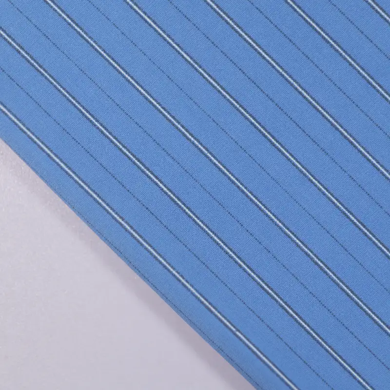 China Fabric for Blouse,Skirt,U-Neck Cardigan ,Casual Long Sleeve Crop Shirt,Cropped V-Neck Shirt,Asymmetric Cardigan ,V-Neck Button Up Cardigan  Yarn Dyed Stripe Woven Blended Fabric Polyamide Rayon Flax Polyester dark green color buy from China wholesaler bulk order at wholesale price free worldwide shipping Alibaba