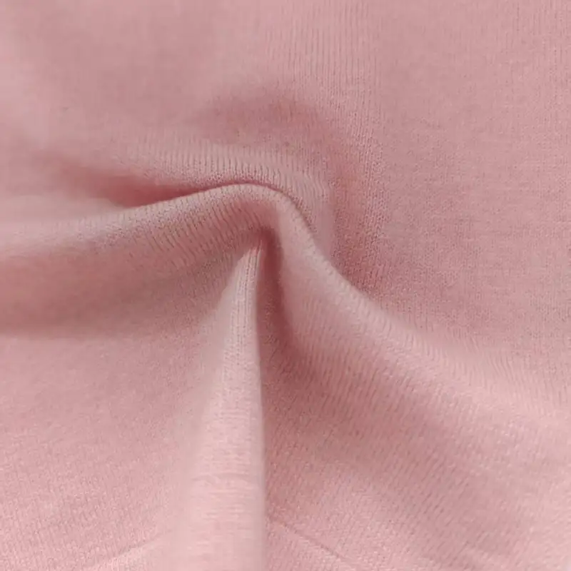 China Yarn for T-shirt (Sweater),Polo T-shirt (Sweater),Hoodie  (Sweater),Dresses (Cardigan Open) (Sweater) Semi-Worsted Spun Regular Yarn BCI Cotton Recycled Polyester Wool pink color buy from China wholesaler bulk order at wholesale price free worldwide shipping Alibaba
