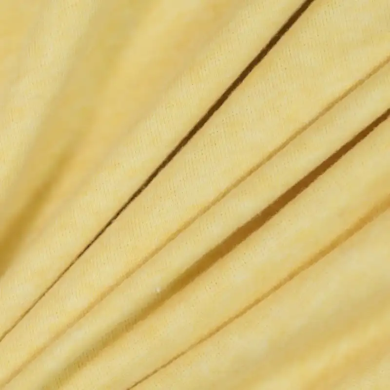 China Fabric for Jackets,Hoodie,Mens Baggy Fit Cargo Pants,Mens Long Sleeve Casual Shirt Fleece Knit Fabric Polyester Nylon Spandex Rayon yellow color buy from China wholesaler bulk order at wholesale price free worldwide shipping Alibaba