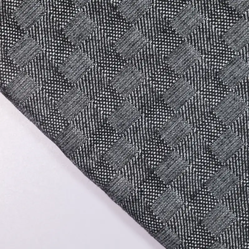 China Fabric for Pants,Blazer,Skirt,Overcoat Woolen Jacquard Woolen Wool Polyester Cotton Nylon grey color buy from China wholesaler bulk order at wholesale price free worldwide shipping Alibaba