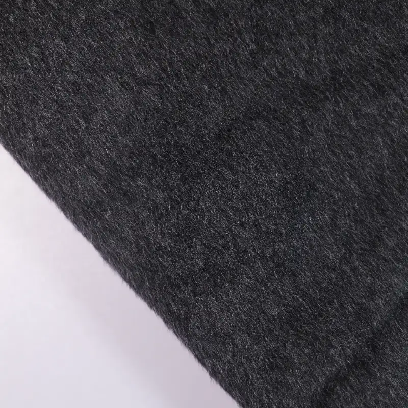 China Fabric for Shirt Woolen Overcoat Woolen Wool Rayon Polyester Alpaca black color buy from China wholesaler bulk order at wholesale price free worldwide shipping Alibaba