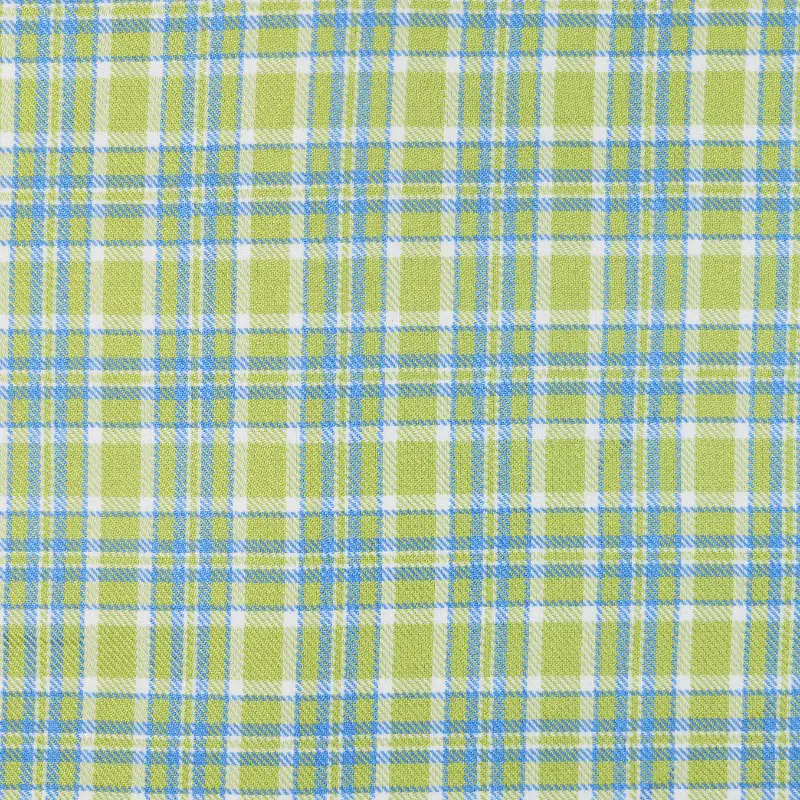 China Fabric for Shirt,Skirt,Backless Beach Dress,Strap Midi Dress Yarn Dyed Check Woven Blended Fabric Polyester Cotton blue color buy from China wholesaler bulk order at wholesale price free worldwide shipping Alibaba