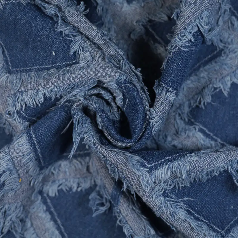 China Fabric for Jackets,Skirt Twill Woven Blended Fabric Cotton Polyester BLUE color buy from China wholesaler bulk order at wholesale price free worldwide shipping Alibaba