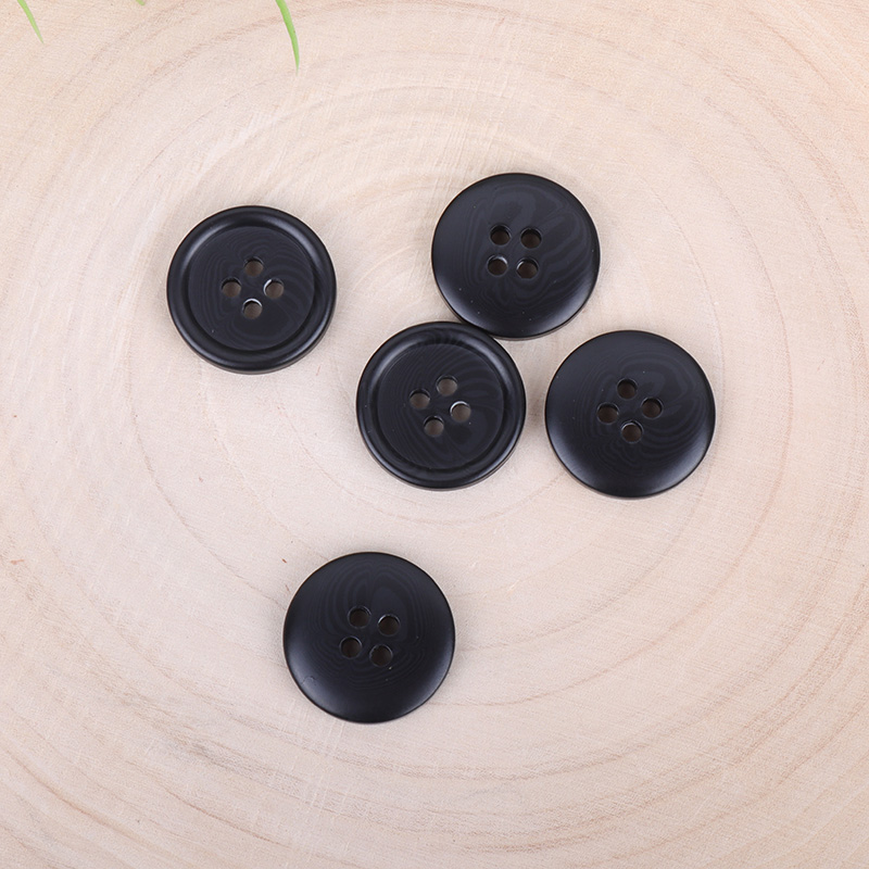 Black 4 holes Resin Button for Denim Jackets,Jackets,Blazer,Trench Coat,Down Jacket,Overcoat,Suit buy garments accessories in bulk from China wholesaler at wholesale price free worldwide shipping Alibaba