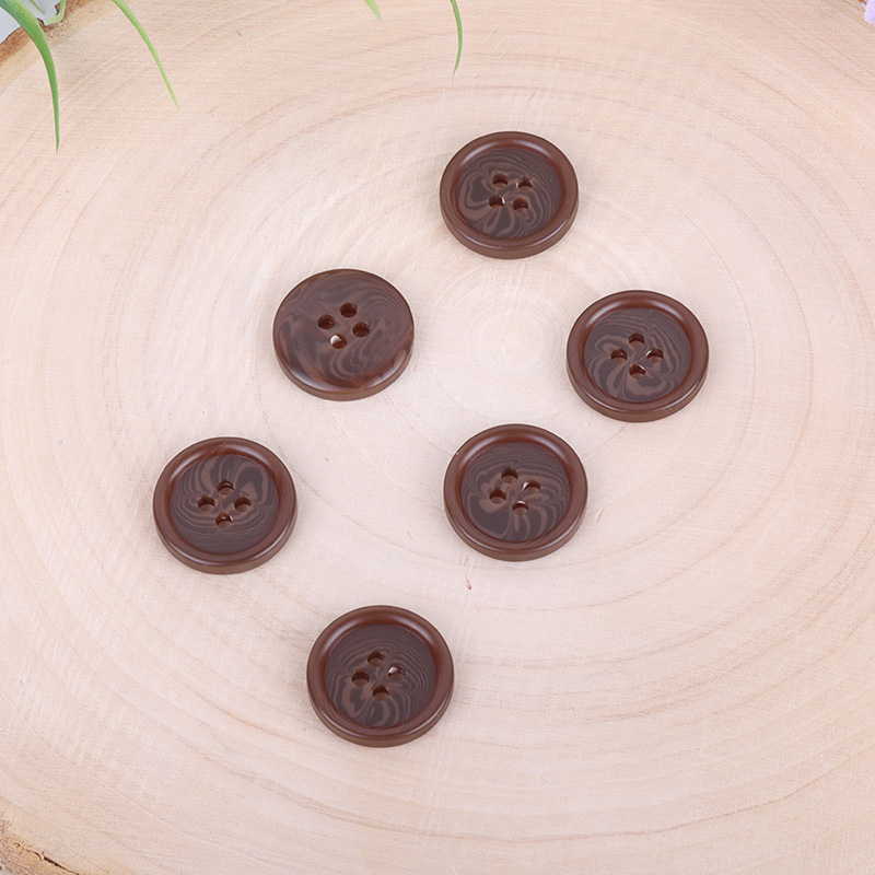 Brown 4 holes Resin Button for Denim Jackets,Jackets,Blazer,Trench Coat,Down Jacket,Overcoat,Suit buy garments accessories in bulk from China wholesaler at wholesale price free worldwide shipping Alibaba