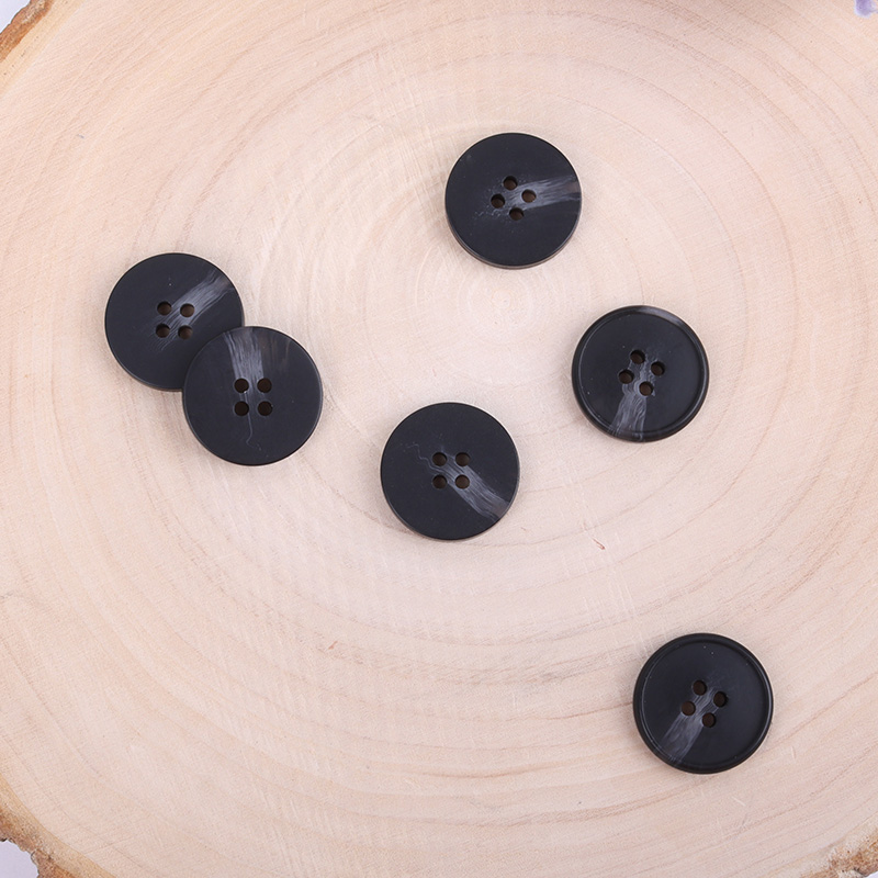 Black 4 holes Resin Button for Denim Jackets,Jackets,Blazer,Trench Coat,Down Jacket,Overcoat,Suit buy garments accessories in bulk from China wholesaler at wholesale price free worldwide shipping Alibaba
