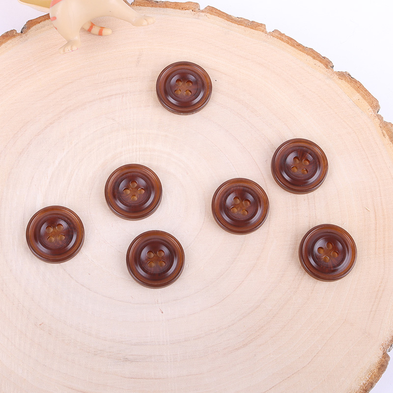 Brown 4 holes Resin Button for Denim Jackets,Jackets,Blazer,Trench Coat,Down Jacket,Overcoat buy garments accessories in bulk from China wholesaler at wholesale price free worldwide shipping Alibaba