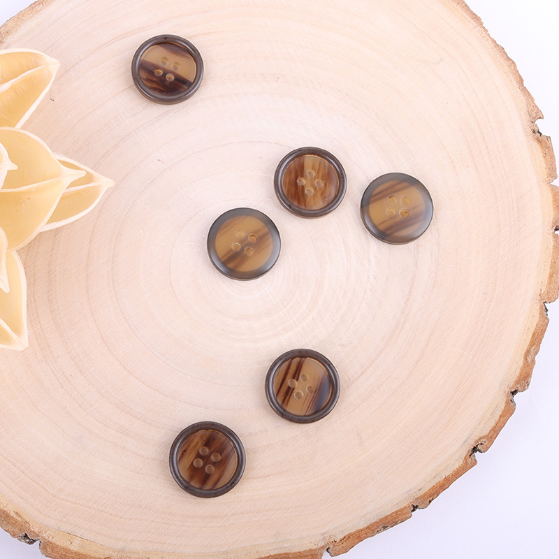 Brown 4 holes Resin Button for Denim Jackets,Jackets,Blazer,Trench Coat,Down Jacket,Overcoat,Suit buy garments accessories in bulk from China wholesaler at wholesale price free worldwide shipping Alibaba