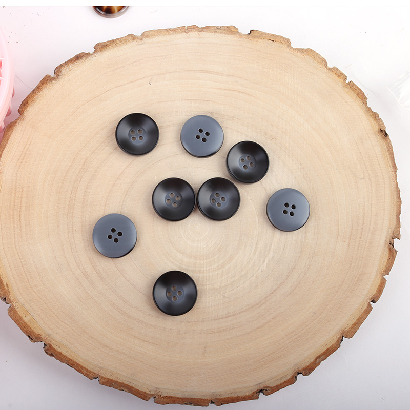 Black 4 holes Resin Button for Denim Jackets,Jackets,Blazer,Trench Coat,Down Jacket,Overcoat,Outdoor Jackets buy garments accessories in bulk from China wholesaler at wholesale price free worldwide shipping Alibaba