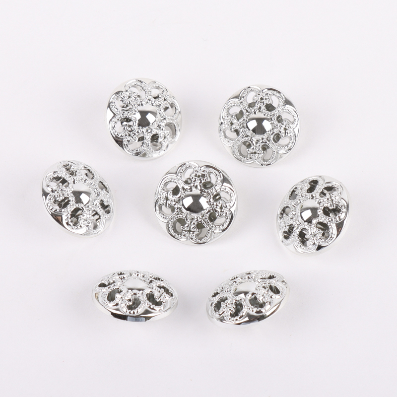 Silver 1 holes Plastic Button for Denim Jackets,Jackets,Sweaters buy garments accessories in bulk from China wholesaler at wholesale price free worldwide shipping Alibaba