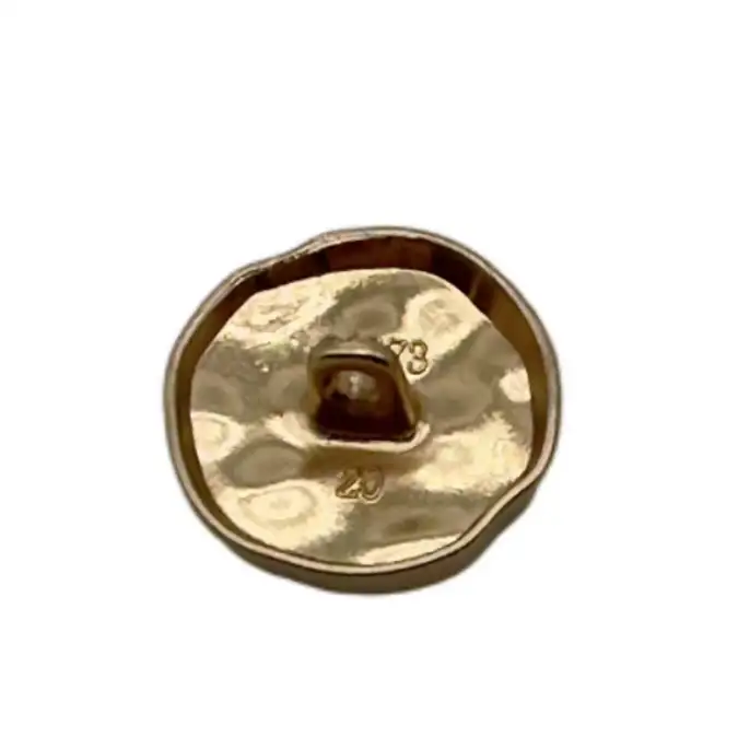 Gold 1 holes Metal Button for Jackets buy garments accessories in bulk from China wholesaler at wholesale price free worldwide shipping Alibaba