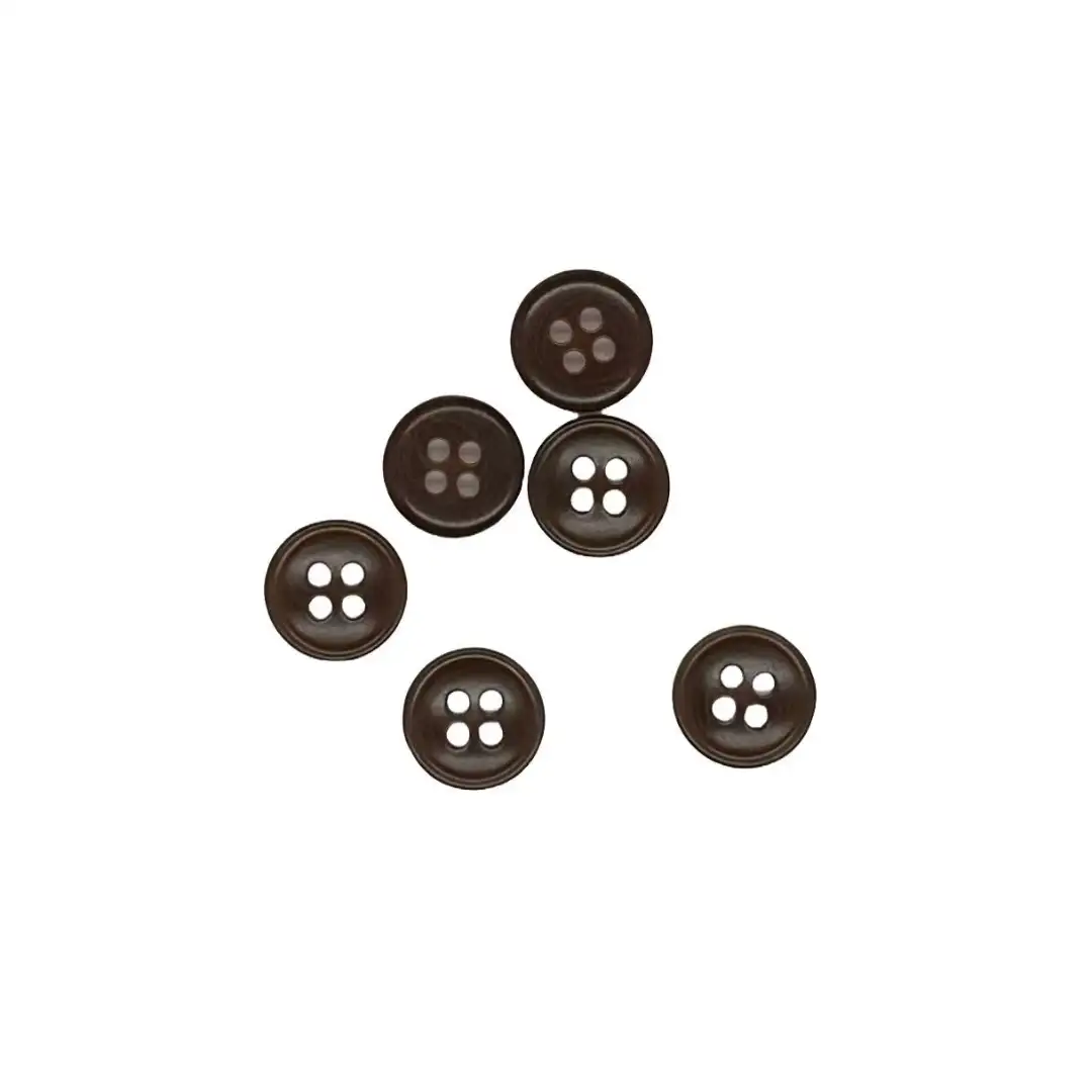 BROWN 4 holes Resin Button for Shirt,Pants,Denim Jacket,Suit Trouser,Jackets,Blazer buy garments accessories in bulk from China wholesaler at wholesale price free worldwide shipping Alibaba